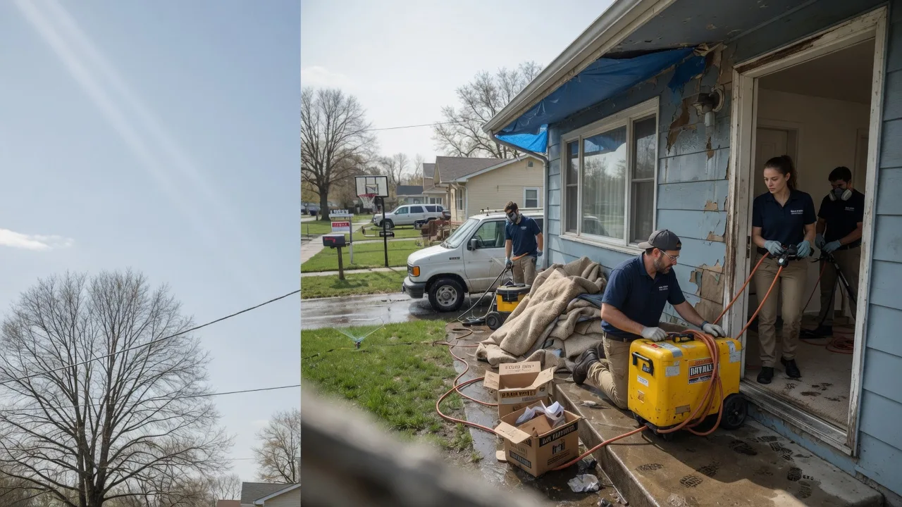 Basement Flood Cleanup in Paradise, KS near me
